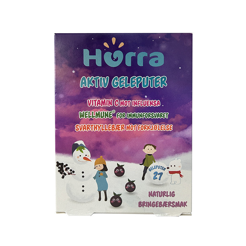 进口hurra接骨木葡聚糖果冻软糖