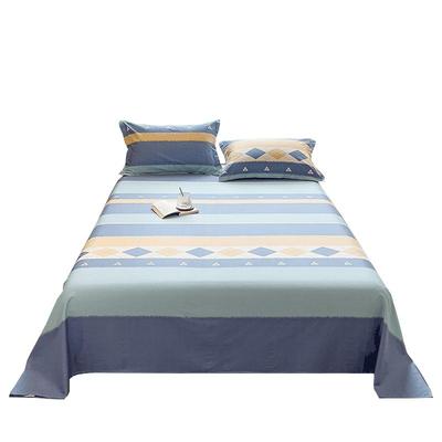 纯棉床单单件全棉老粗布三件套