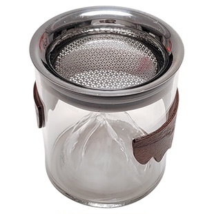 玻璃杯不锈钢过滤网懒人泡茶壶茶杯茶水分离创意神器一人饮过滤器