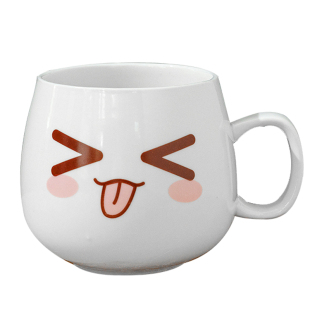 可爱马克杯带盖女生家用陶瓷杯子卡通高颜值儿童喝水杯