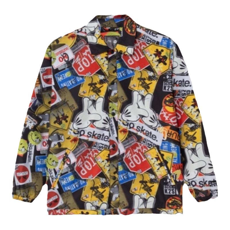 李宁正品男子春季新款OG_SLICK联名系列翻领时尚开衫外套AFDS099