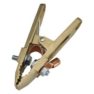 纯铜地线夹电焊机配件300A400A800A字鸭嘴虎头美式全铜接地钳