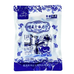 青藏老酸奶味拉丝软糖咂吧客软糖青藏特产200g袋西宁旅游景区同款