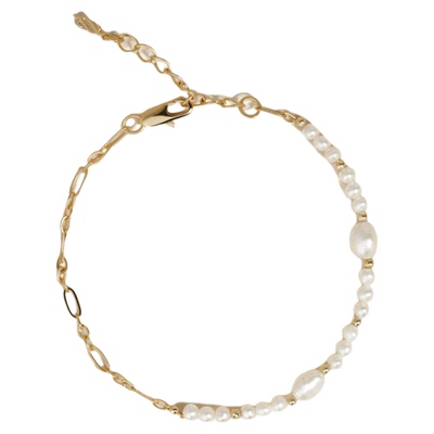 Stanza克卜勒手链 淡水珍珠厚镀金链条轻奢复古小众2026新款叠戴