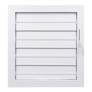 铝合金联动开关百叶窗可调节活动外墙防雨通风口卫生间厕所窗定制