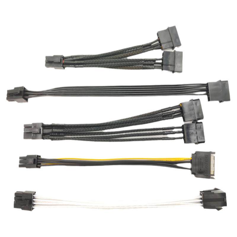 电脑大4P单SATA双4Pin转6Pin8Pin转接线4D口电源显卡供电线6P转8P