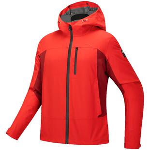 安踏硬壳冲锋衣女春夏季户外防水徒步登山服外套上衣162517603