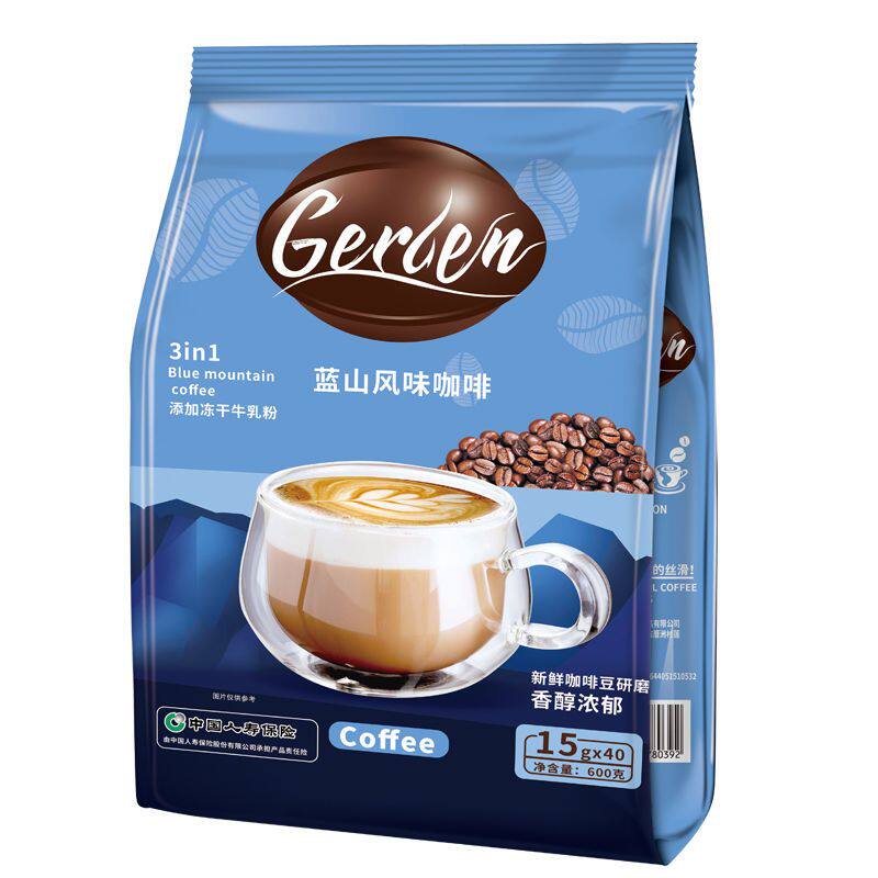 gerlen牛乳蓝山风味咖啡速溶提神