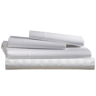 万豪酒店四件套五星级酒店床上用品条纹提花被套床单