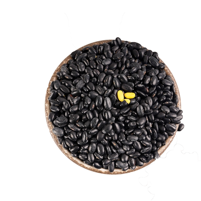 纯天然肾形黑豆黄芯药用非转基因