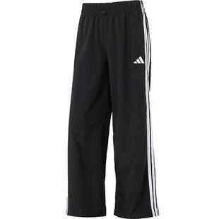 「滔搏运动」adidas阿迪达斯女子W 3S WV PT黑色休闲长裤JE1306