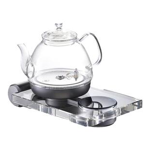 玉焰遥控全自动底部上水电热水壶工夫茶玻璃烧水壶水晶茶艺炉恒温