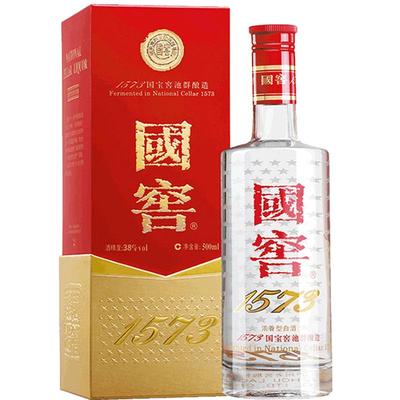 国窖1573浓香白酒38度单盒装