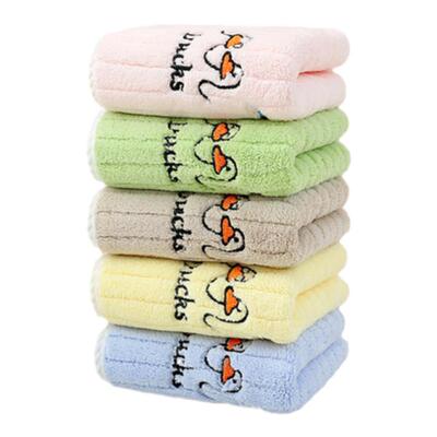 童巾通用珊瑚绒柔软吸水卡通可爱