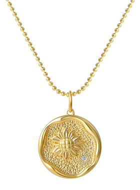 kaykelly太阳花项链女小众设计感