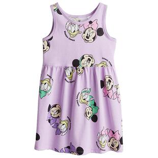 【迪士尼系列】HM童装儿童女童裙子春季米妮印花连衣裙1154543