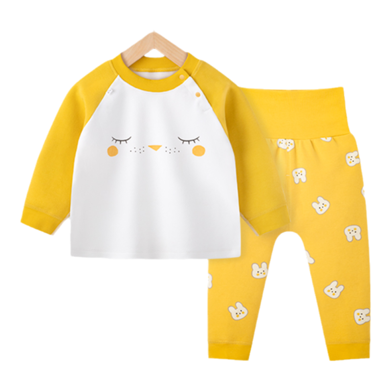 多比兔儿童内衣套装男女童秋衣秋裤男孩舒绒棉毛衫睡衣春秋季保暖