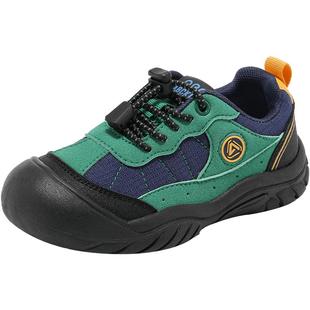 Abckids儿童运动鞋男童中大童舒适防滑小学生户外徒步厚底登山鞋