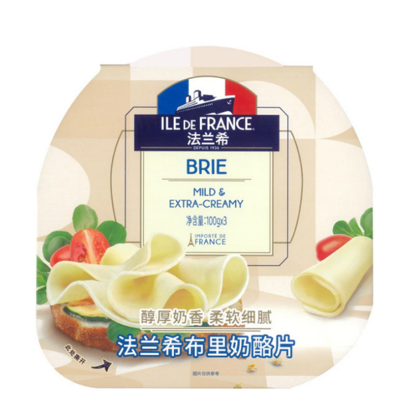 法兰希布里奶酪片小金文奶酪
