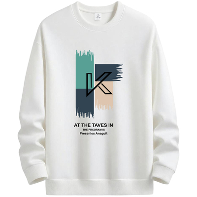 NASA卫衣男秋冬季新款圆领加绒加厚男生宽松青少年潮牌长袖打底衫