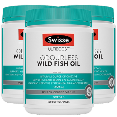 【自营】swisse普通瓶400粒鱼油