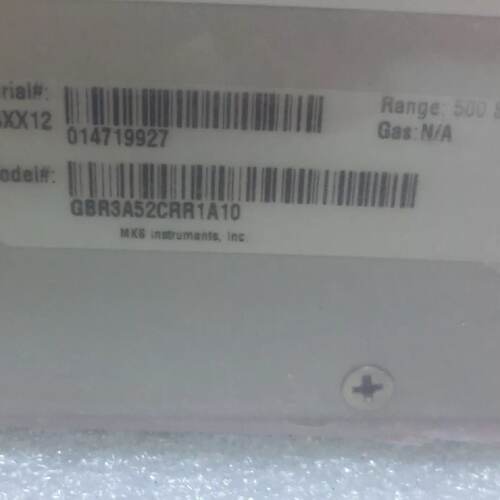 议价Mks Gbr3a52crr1a10 Br New 500Sccm适用