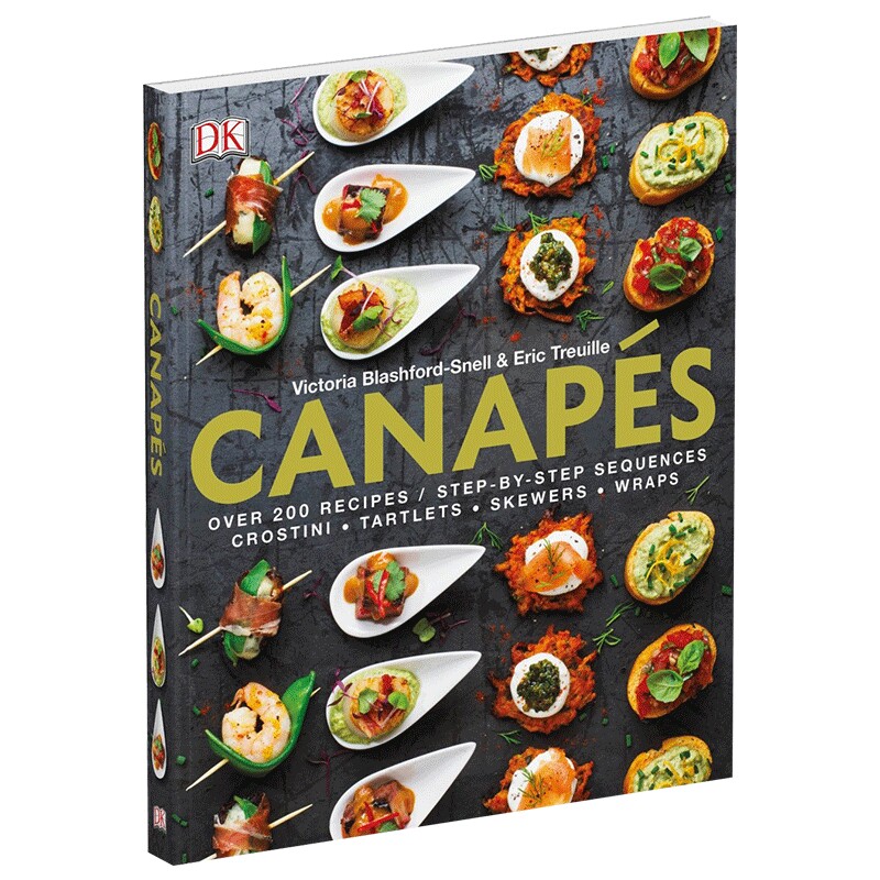 食谱 餐前开胃小菜 英文原版 DK Canapes 英文版进口原版英语书籍