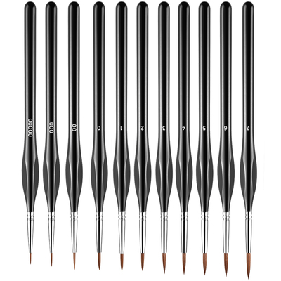 狼毫勾线笔数字油画画笔套装美术