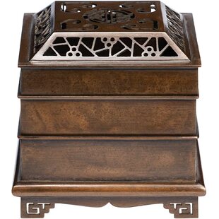 庆松堂铜炉名家胡庆松紫铜冰梅紫铜印香炉手工复古打香篆禅意熏香