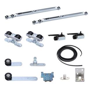 三联动吊轨推拉门轨道二联动移门吊轨轨道木门缓冲滑轮三连动配件