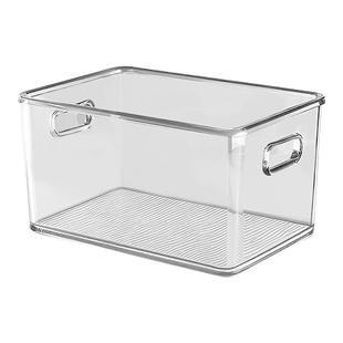 日本透明收纳筐零食整理盒亚克力橱柜杂物收纳厨房桌面储物收纳盒