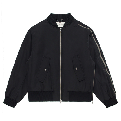 DVNZipBomber不对称多拉链夹克