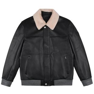 【羊毛领山羊皮】RaidyBoer/雷迪波尔25冬男老钱风厚羽绒皮衣2549