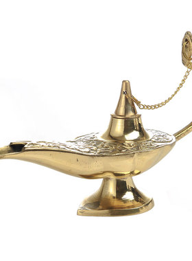 印度进口纯铜阿拉丁神灯复古摆件