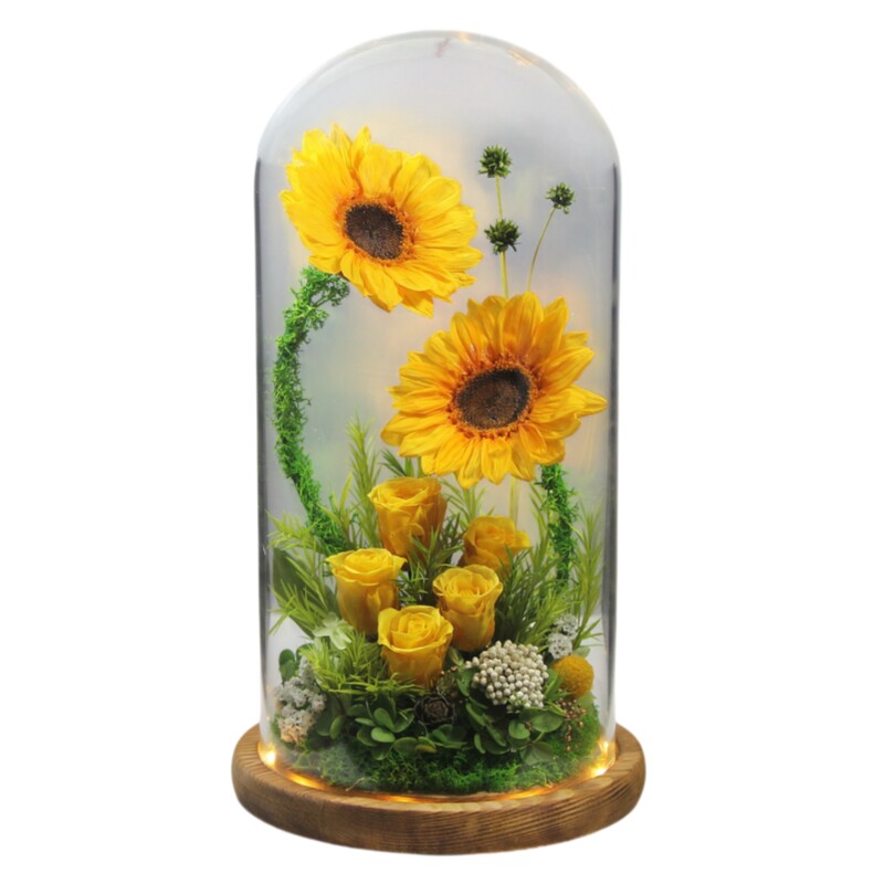 特大向日葵永生花礼盒教师节