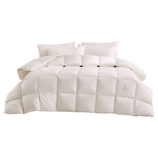 罗莱家纺LOVO羽绒被95白鹅绒被子被芯加厚冬被四季通用100支全棉