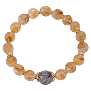 十里间【发到不能再发】甜美小清新黄水晶手链百搭少女新中式手串