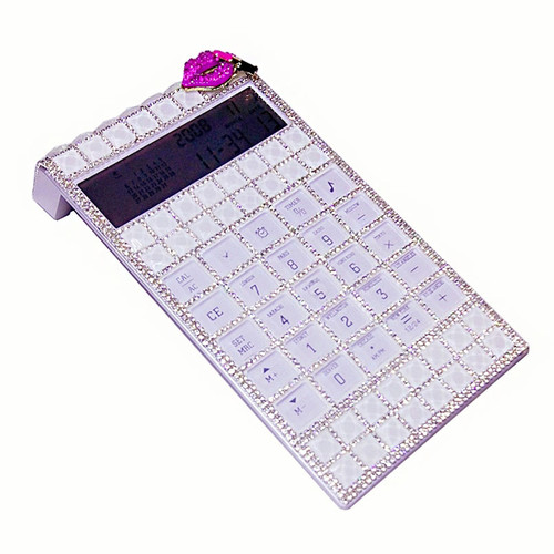 高颜值女神款计算器办公用正品高级可爱语音款电子创意商用多功能