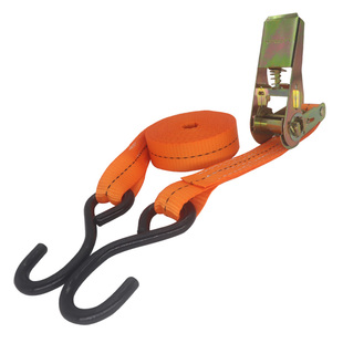 涤纶紧绳器万能收紧1寸S钩双钩棘轮货物捆绑带扎带拉紧器25MM小型