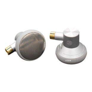 小匠音频15.4mm金属平头耳塞金色LCP膜 HIFI人声mmcx母座插针耳机
