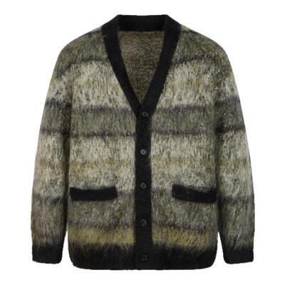 速写24冬新品v领开襟毛衫