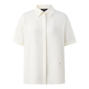 【桑蚕丝】PRICH简约真丝短袖衬衫夏季新款翻领休闲上衣女