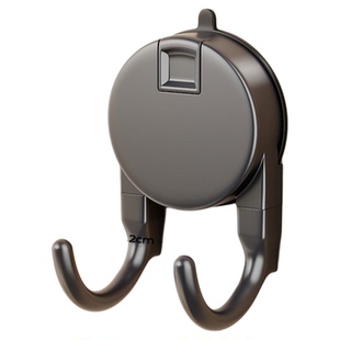 吸盘纸巾双挂钩悬挂式多功能手提抽纸强力粘钩厕所厨房卫生间挂架