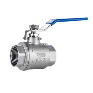 304不锈钢球阀开关二片式一寸内丝水管阀门2/4分6分1寸dn15 25 50