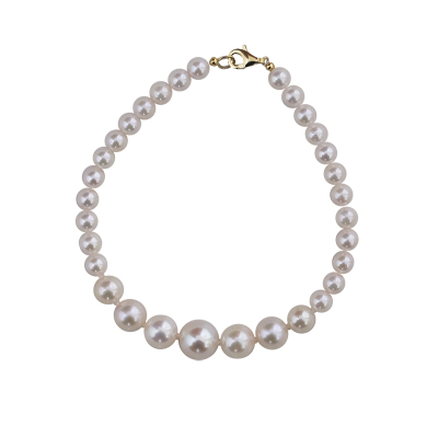 AKOYA迷你手链18K龙虾扣