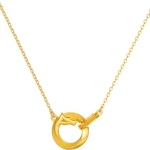 周六福黄金5G计价足金福运跃财本命年马年链坠生肖马系列节日礼物