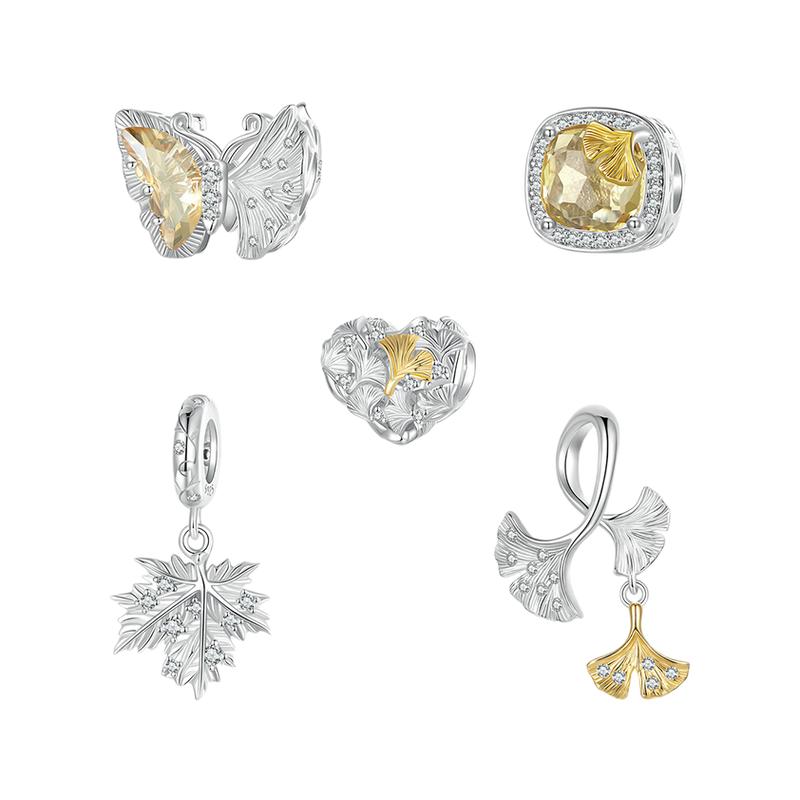 景翊佳925银秋叶之静美串珠手串