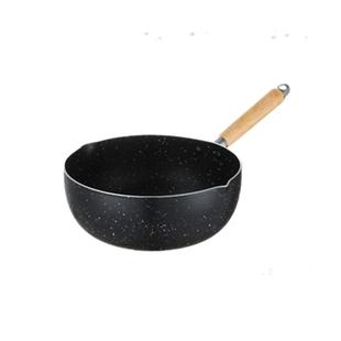 铝制日式雪平锅不沾锅平底锅电磁炉辅食奶锅煮面汤锅煮粥泡面锅盖