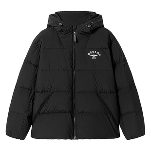 【银耀哥特】BOYLONDON冬男女同款黑色加厚保暖短款羽绒服N28810