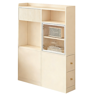 实木床边柜窄柜卧室床尾侧边夹缝柜定制收纳储物柜子多功能置物柜